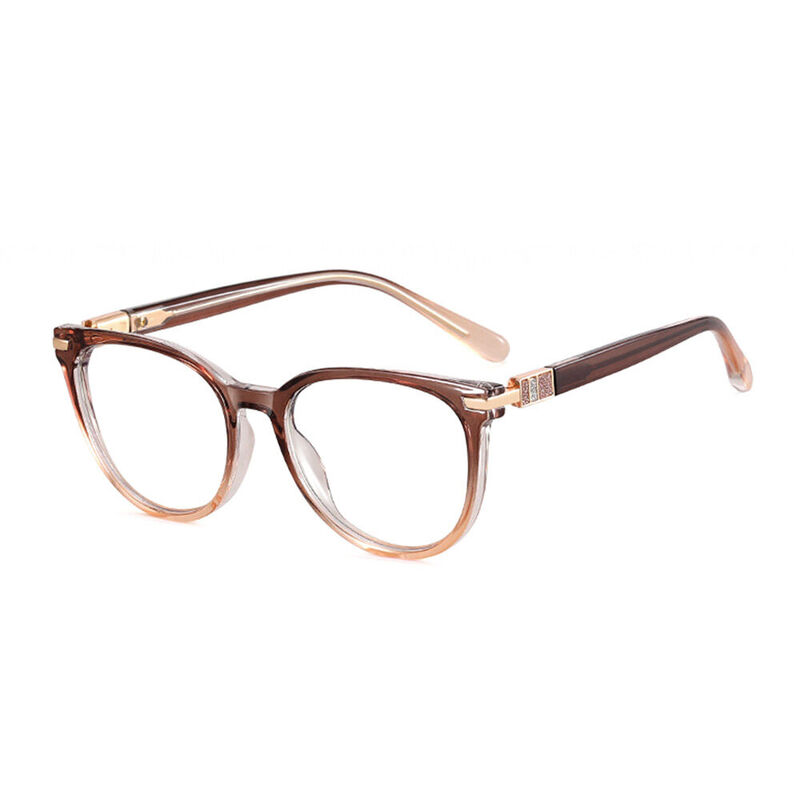 Barrie Runde Braune Brille