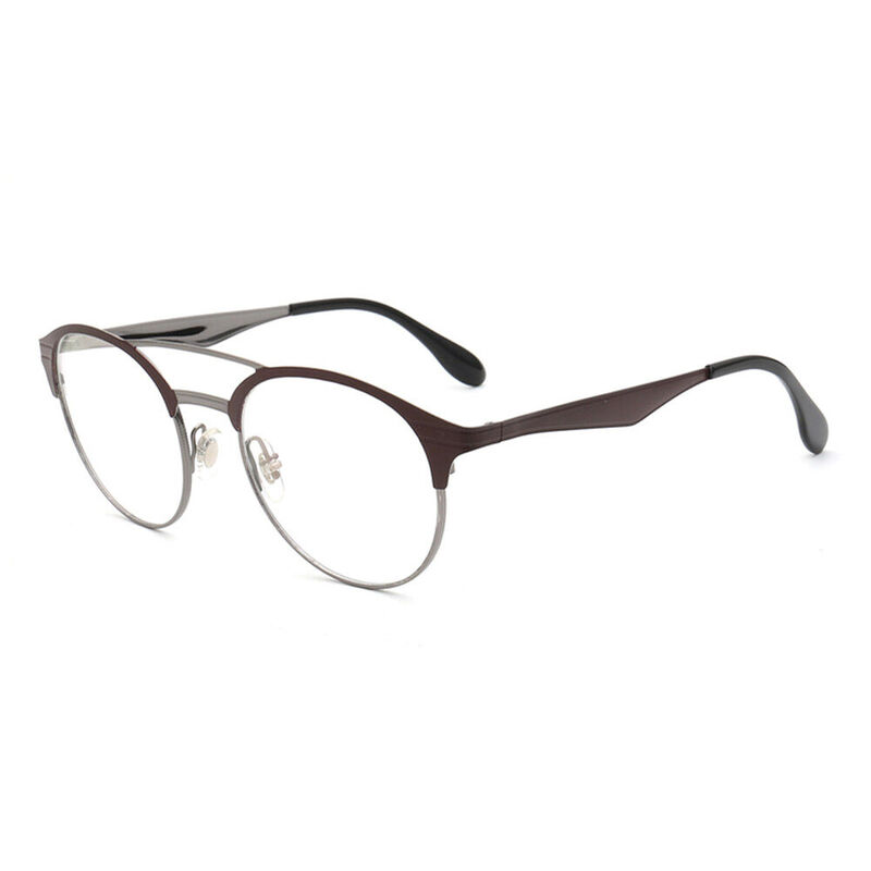 Lunettes de Vue Addison Aviator Marron