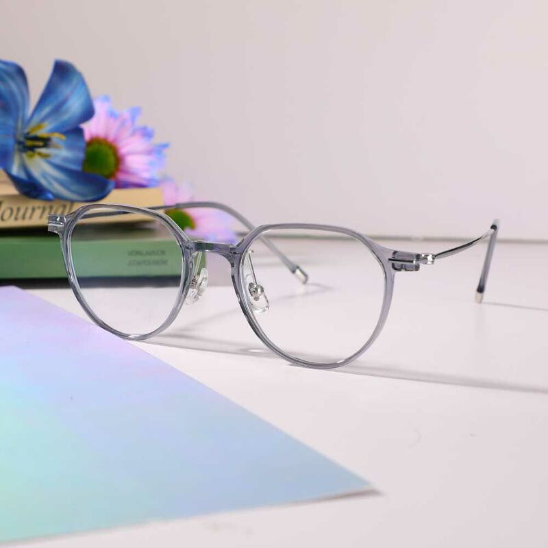 Lunettes de Vue Anderso Runde Gris
