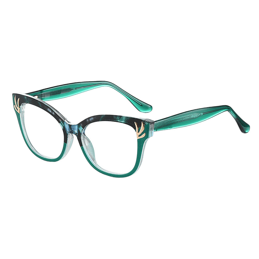 Lunettes de Vue Coverdalee Cat Eye Vert