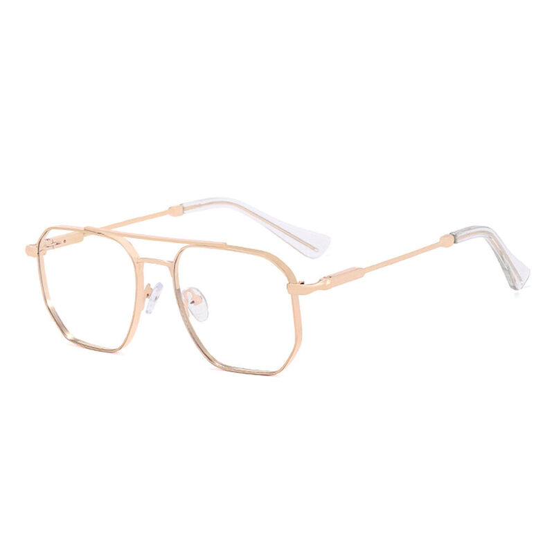 Hutt Aviator Gold Glasses