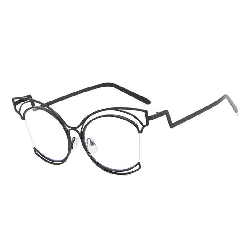 Lennen Cat Eye Black Glasses