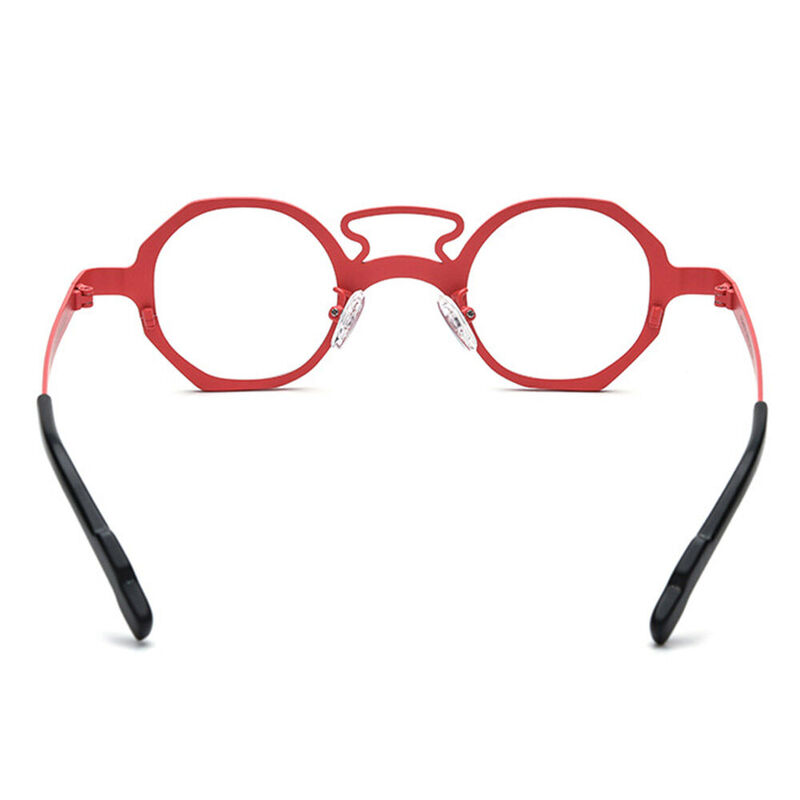 Matre Geometric Red Glasses