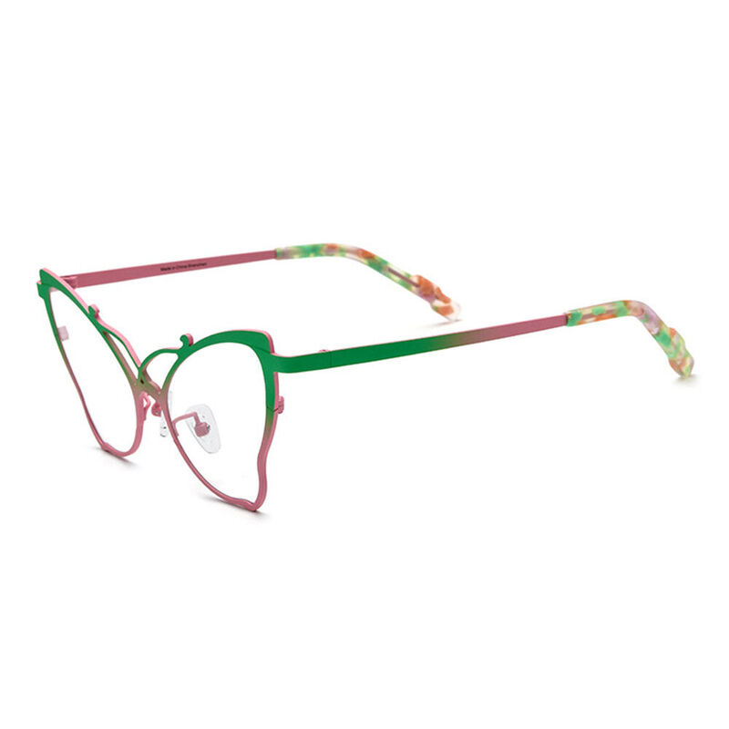 Vaugha Cat Eye Green Glasses