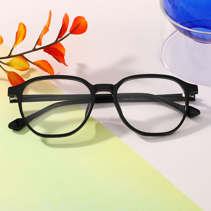 Armstrong Square Black Glasses