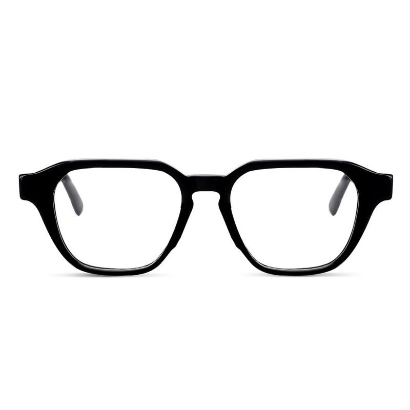 Patrick Square Black Glasses