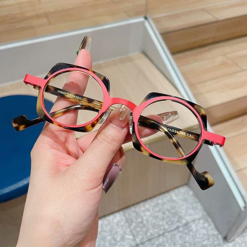 Nina Quadratische Schildkröte Brille