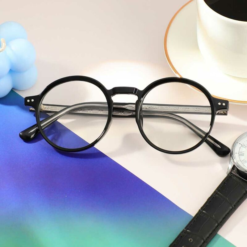 Gafas Graduadas Redondas Negras Murray