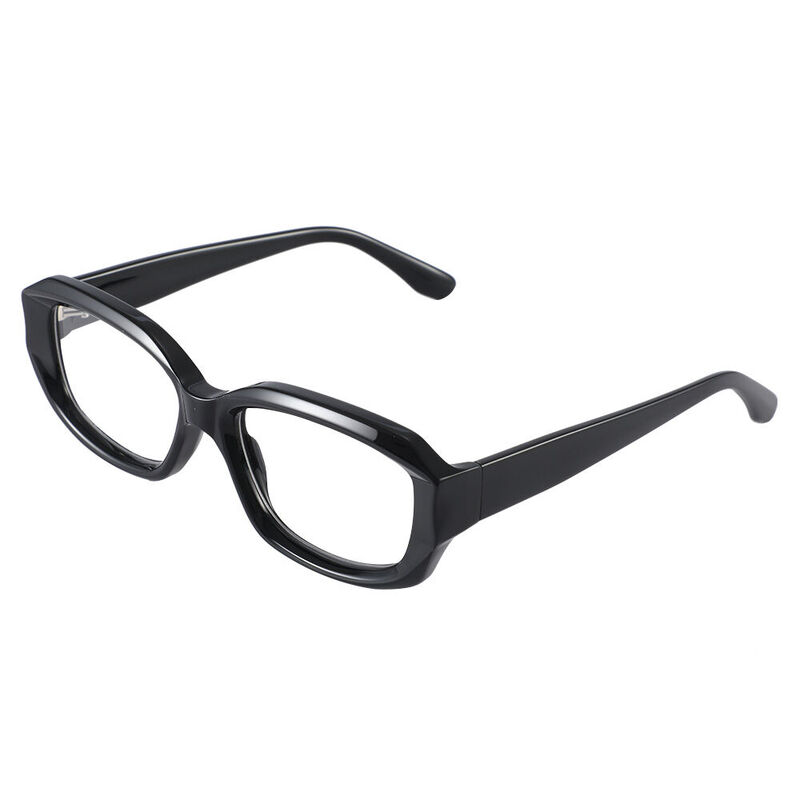 Hobson Oval Black Glasses
