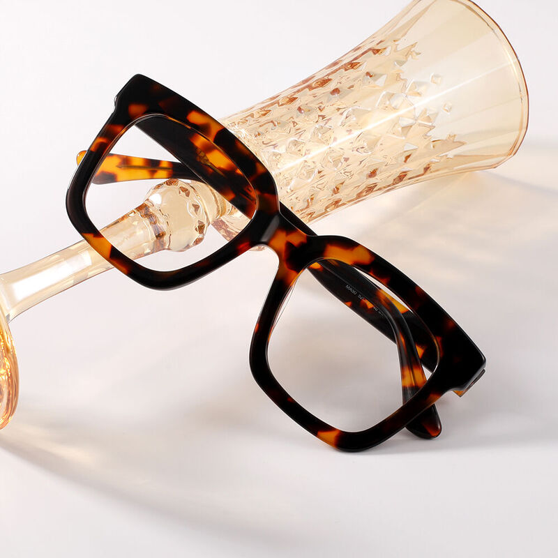 Clark Square Tortoise Glasses