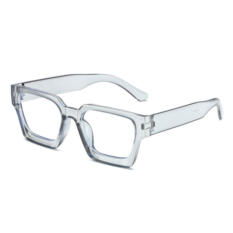 Coral Square Clear Glasses