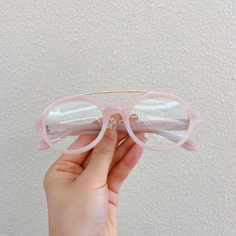 Elme Aviator Pink Glasses