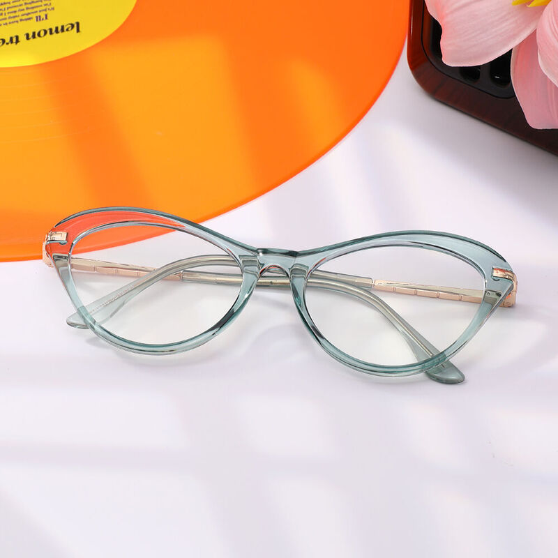 Rala Cat Eye Blue Glasses