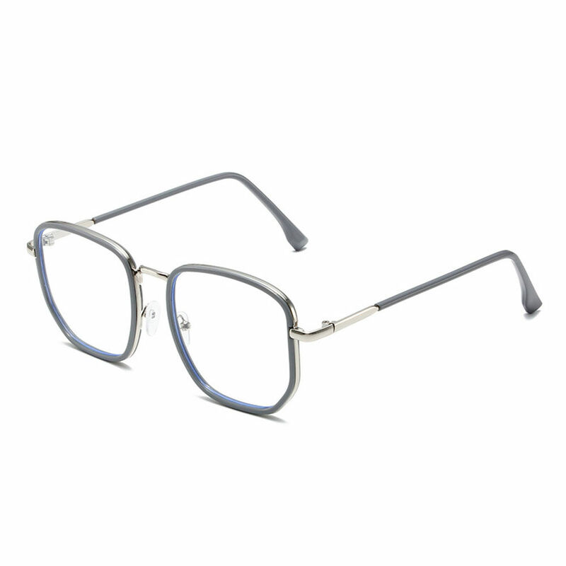 Ellen Round Blue Glasses