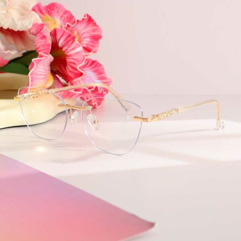 Bridget Cat Eye Klare Brillen