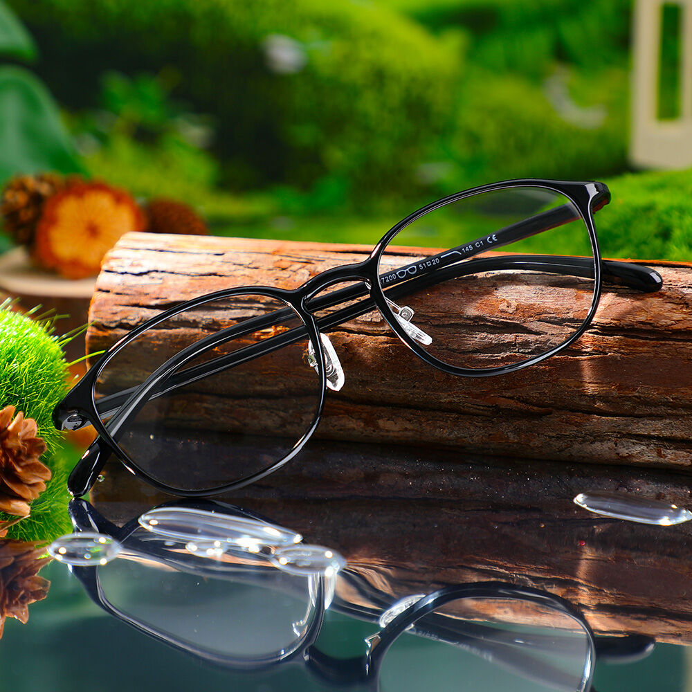 Truda Quadratische Schwarze Brille