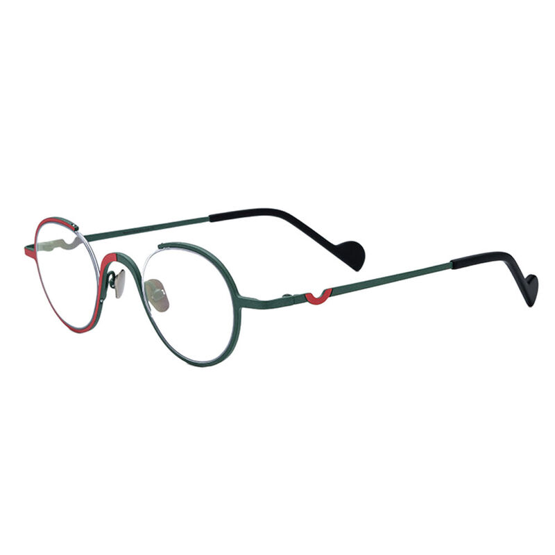 Ace Round Green Glasses