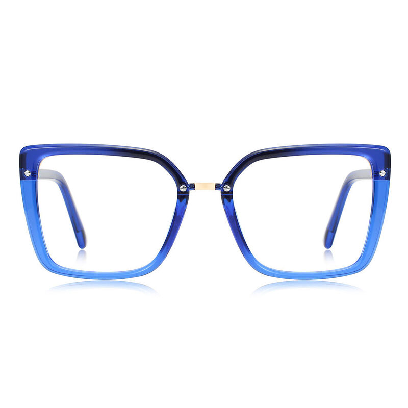 Walto Cat Eye Blue Glasses