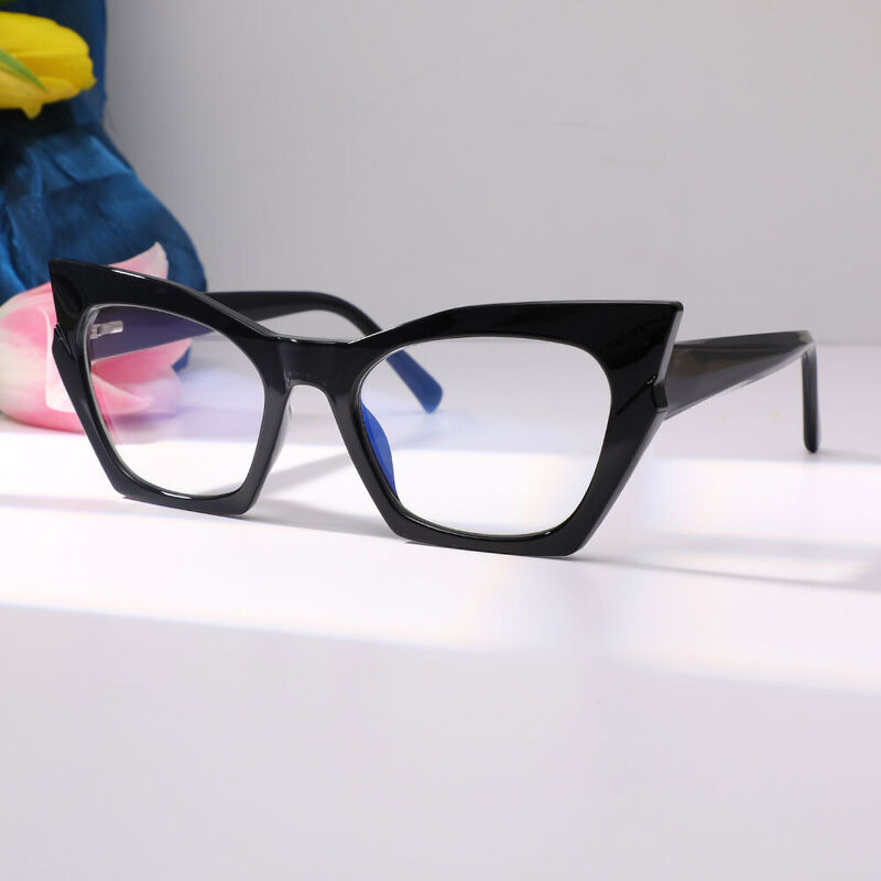 Thereses Cat Eye Black Glasses