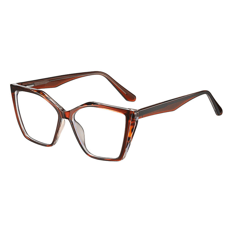 Whitehea Cat Eye Brown Glasses