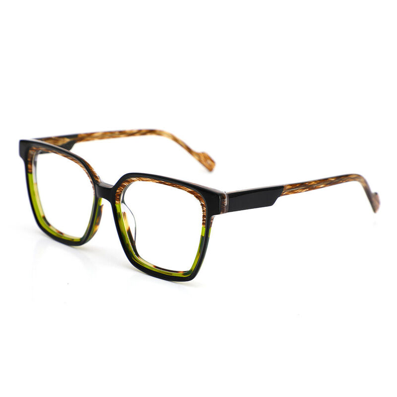 Tracy Square Black Glasses