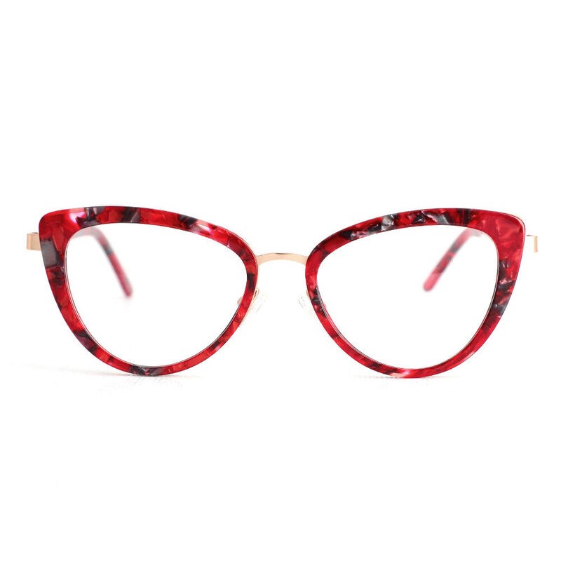 Occhiali da Vista Molly Cat Eye Rosso