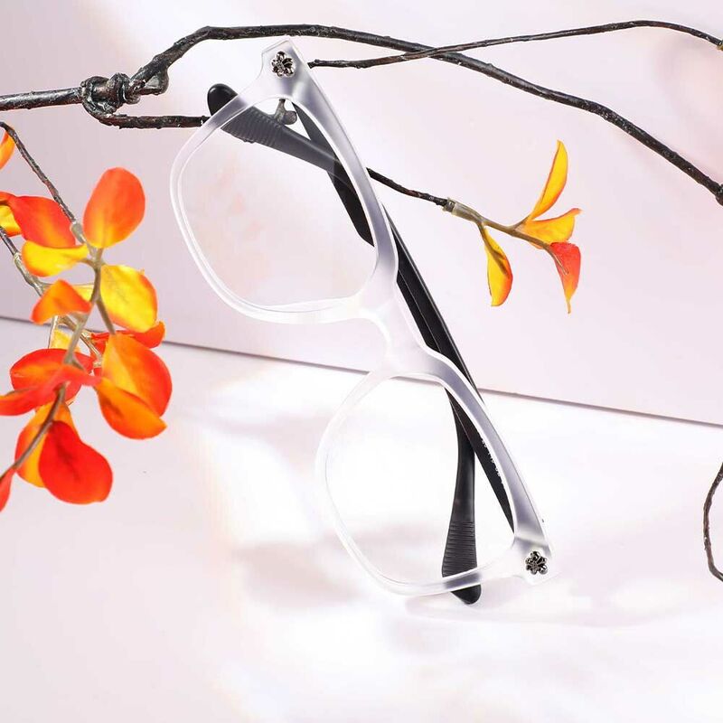 Madge Square Clear Glasses