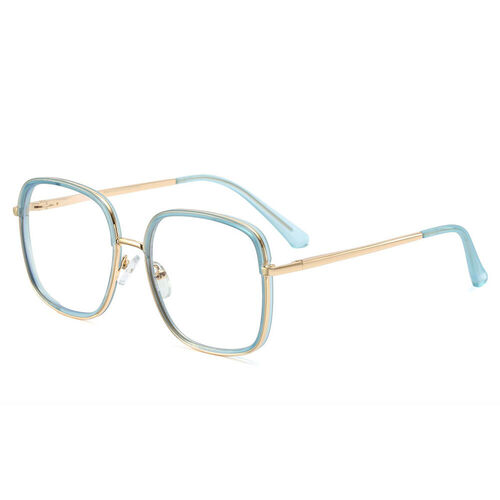 Ibernia Square Blue Glasses