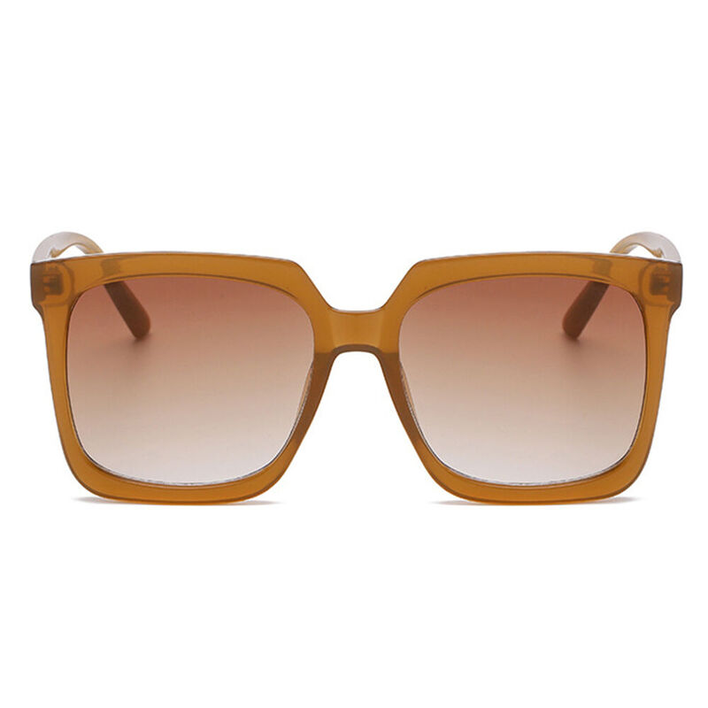 Cabana Square Brown Sunglasses