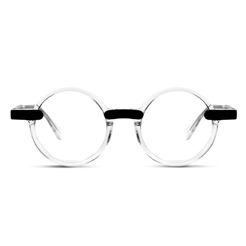 Neila Round Clear Glasses