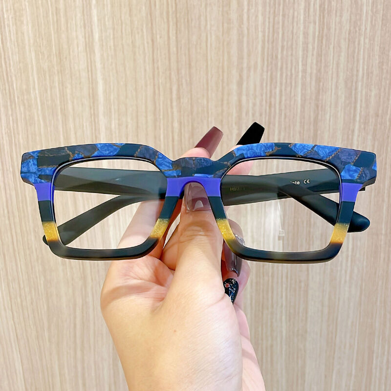 Lunettes de Vue Austine Carré Bleu