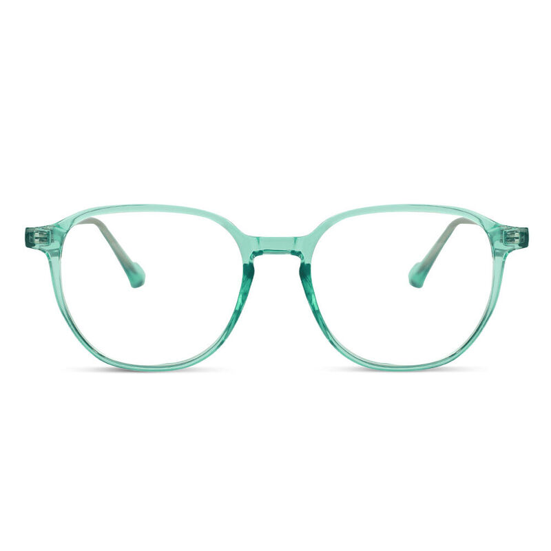 Armstrong Square Blue Glasses