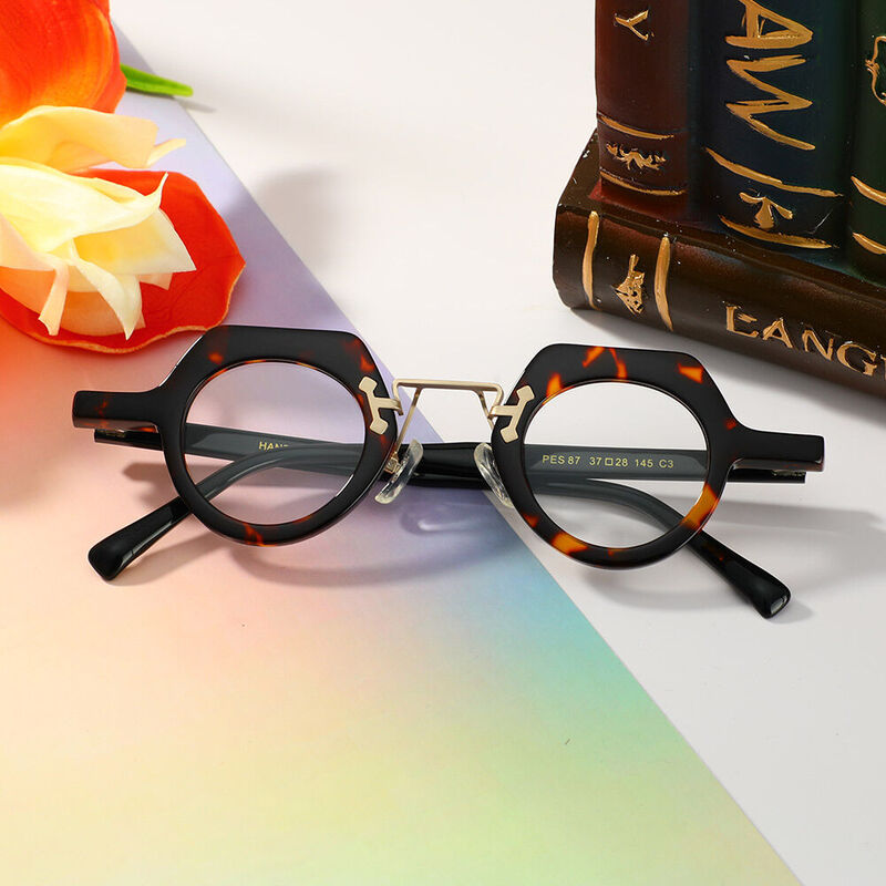 Rhodes Round Tortoise Glasses