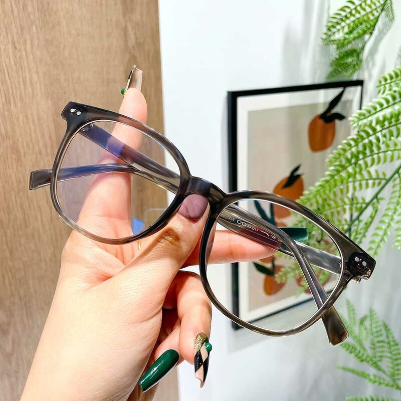 Conno Round Green Glasses