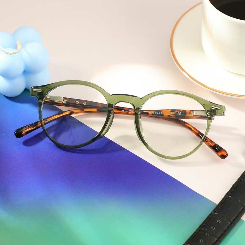 Ogden Runde Grüne Brille