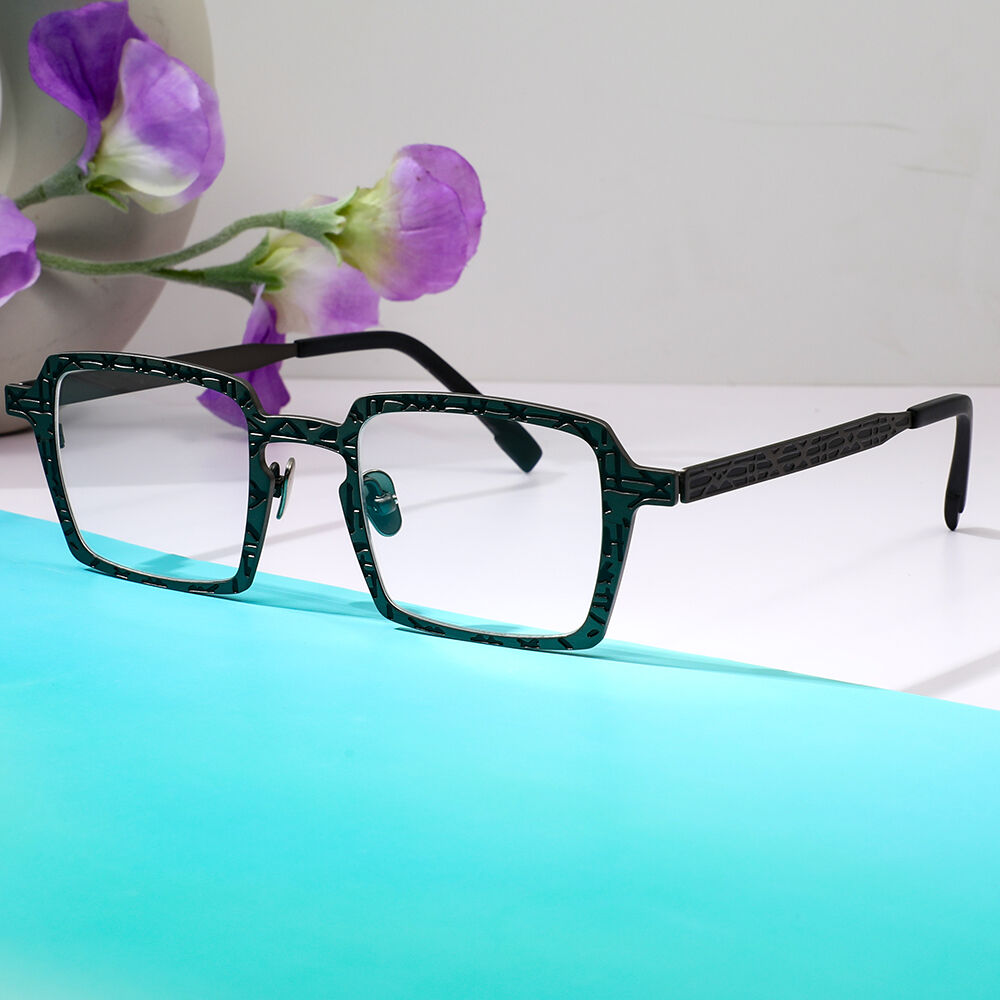 Fanny Square Gray Glasses