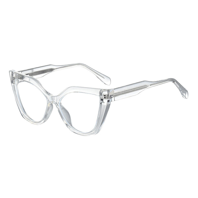 Faulkn Cat Eye Clear Glasses