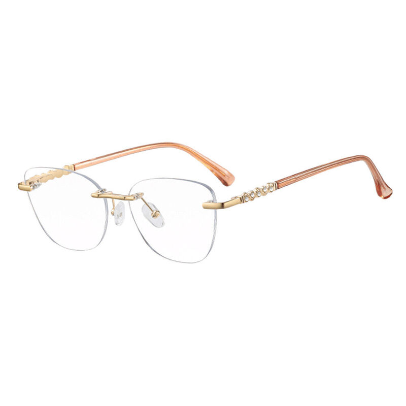 Gafas Graduadas Tipo 'Cat Eye' Naranjas Bridget