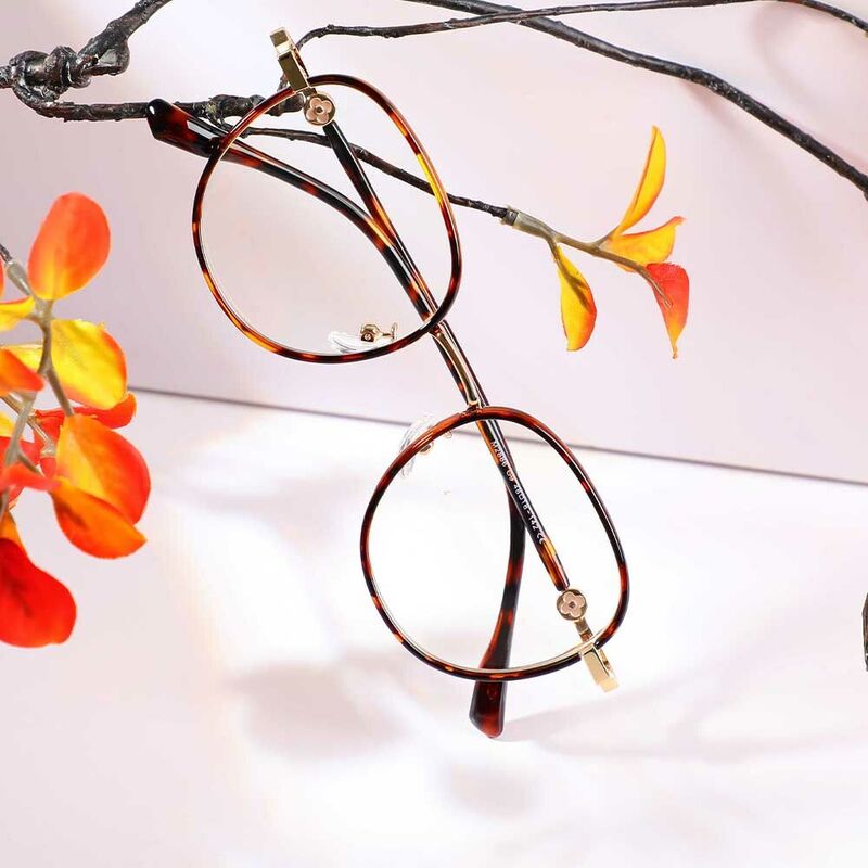 Meredith Square Tortoise Glasses