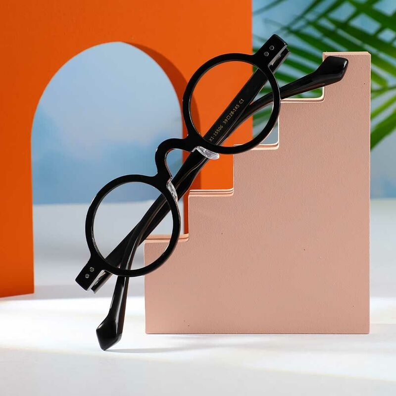 Lunettes de Vue Ron Ronde Noir