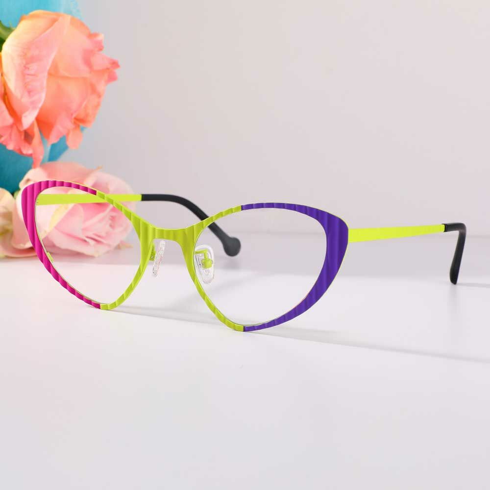 Washingto Cat Eye Green Glasses