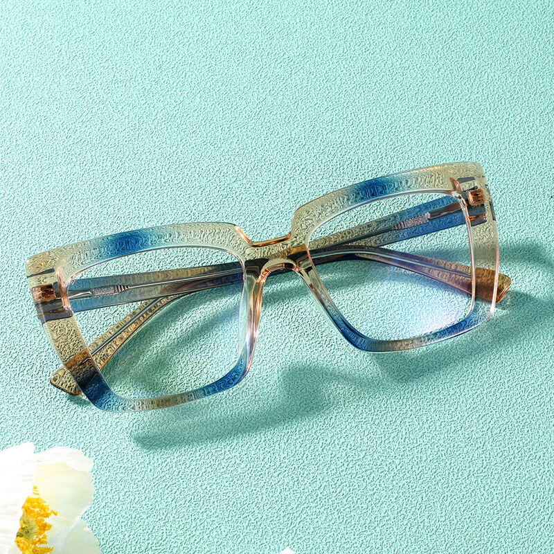 Lunettes de Vue Bright Carré Orange