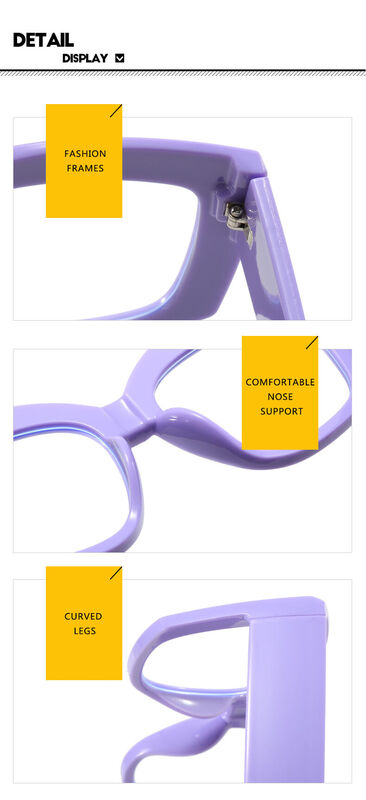 Baro Oval Purple Glasses