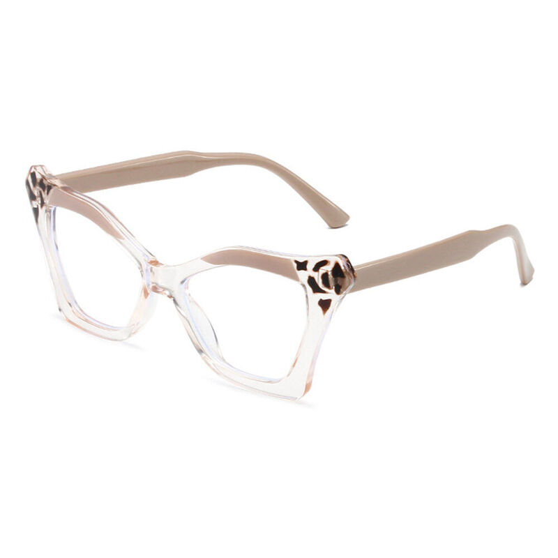 Scotao Cat Eye Brown Glasses