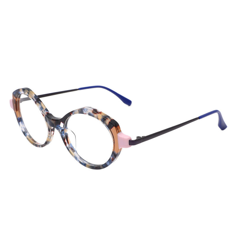 Nelilu Cat Eye Blue Glasses