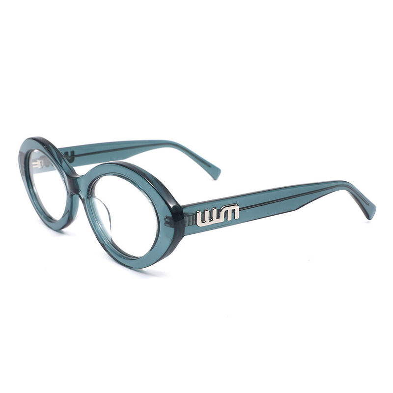 Maree Oval Blue Glasses