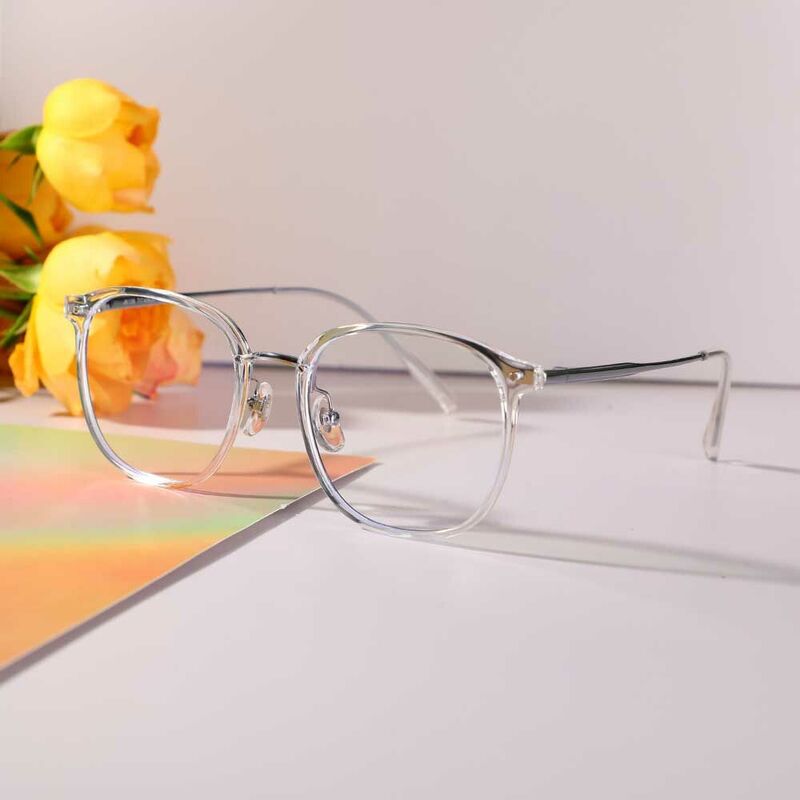 Tout Square Clear Glasses