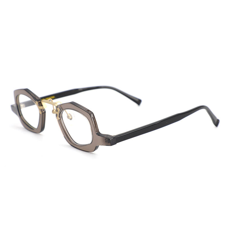 Troy Geometric Grey Glasses