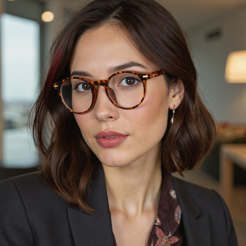 Ogden Round Tortoise Glasses