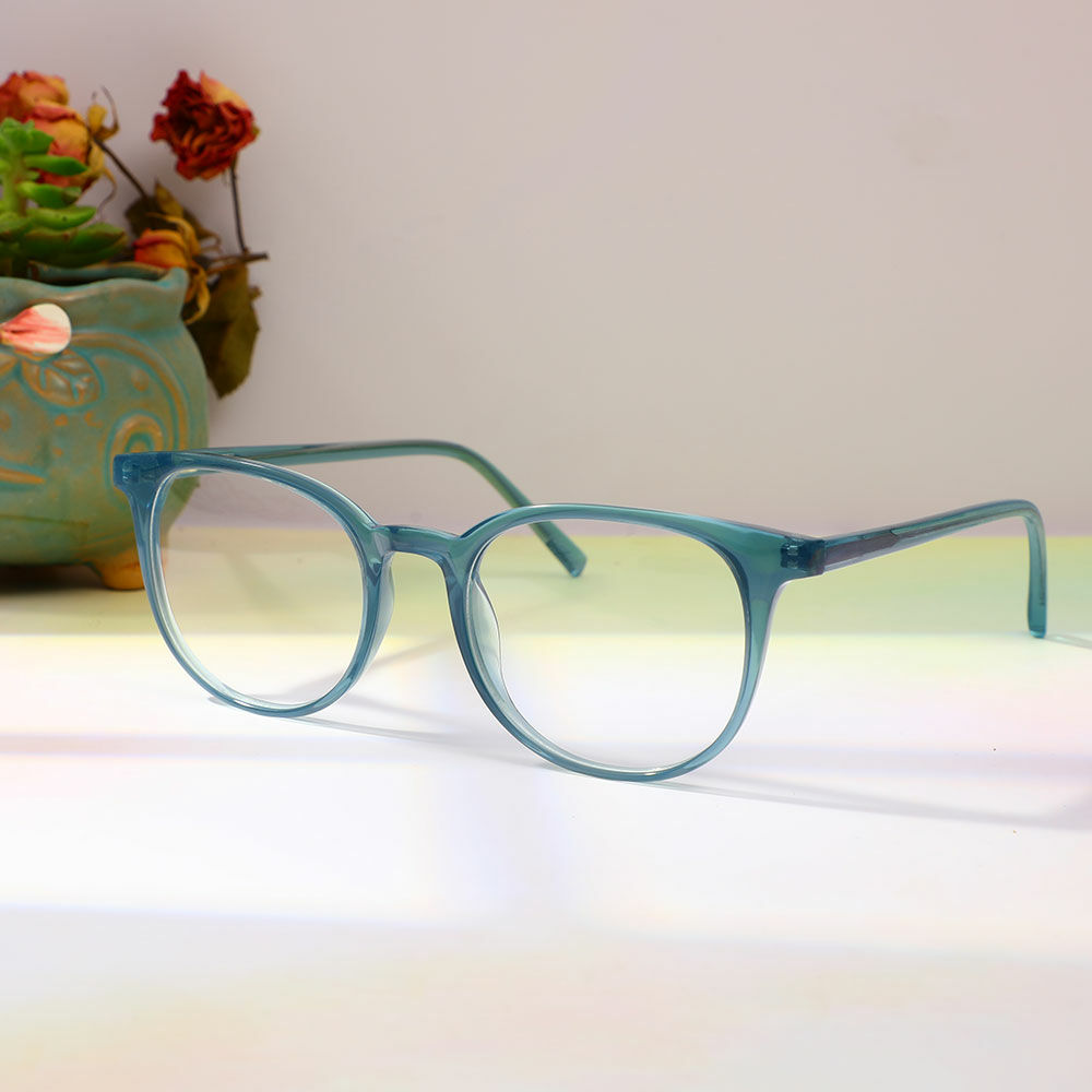 Lattimo Square Blue Glasses